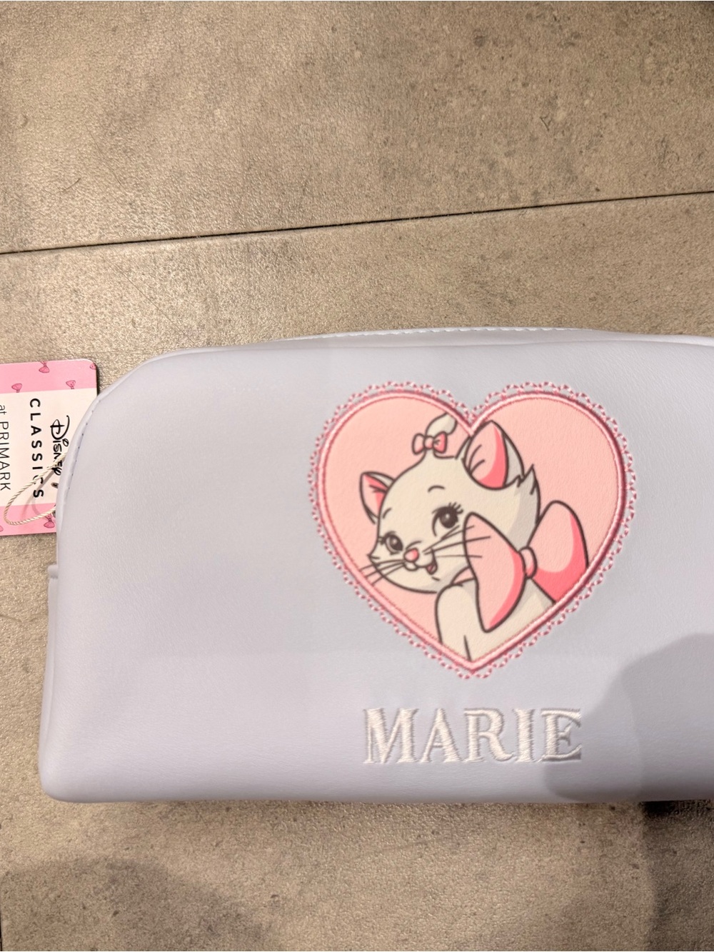 Disney Marie Light Purple and Pink Cosmetic Clutch
